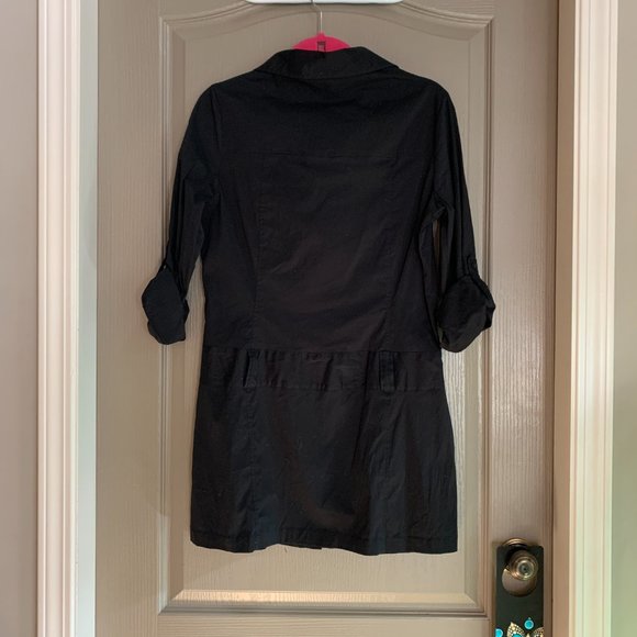 black button down shirt tunic - Picture 4 of 6